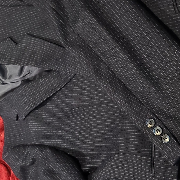 Givenchy navy pinstripe jacket